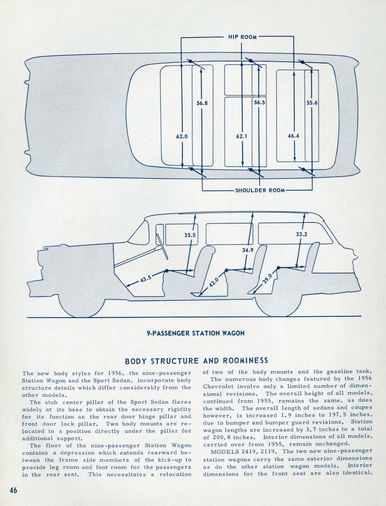 1956 Chevrolet Engineering Features Brochure Page 52